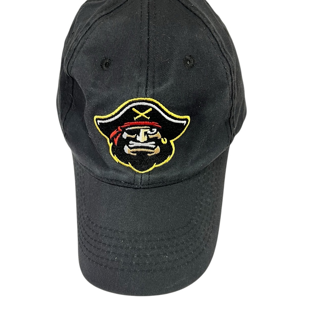 Pirates Black Baseball Cap with Pirates Embroidery
